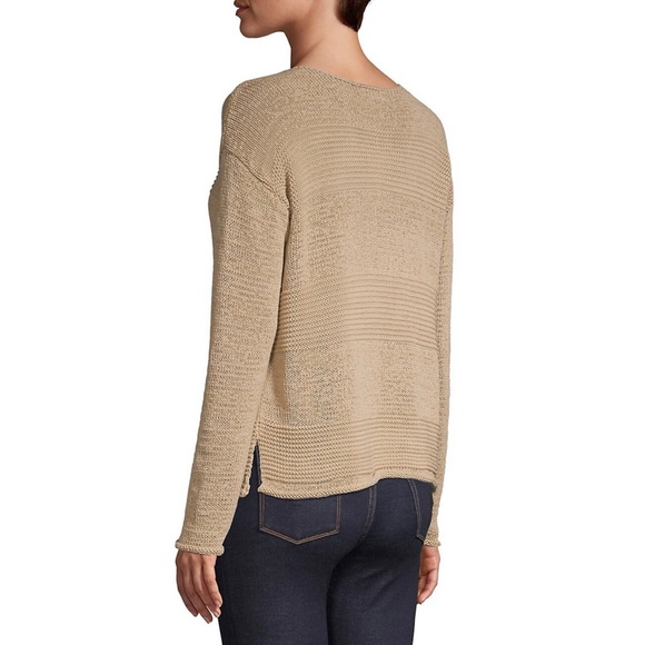 Lord & Taylor Knit Boat Neck Sweater - Picture 3 of 7